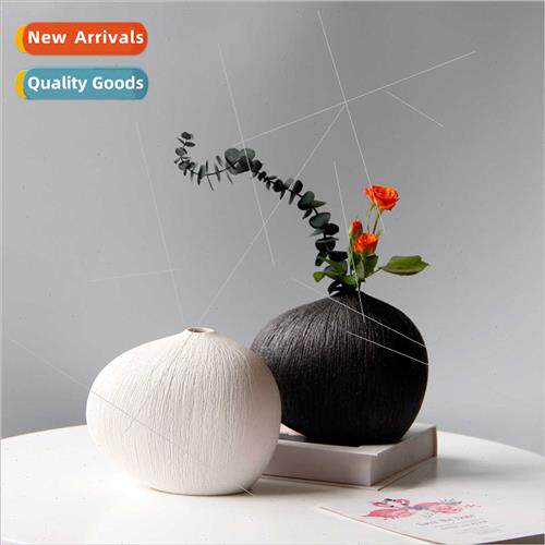 Scandinavian modern ceramic irregular vase creative home liv