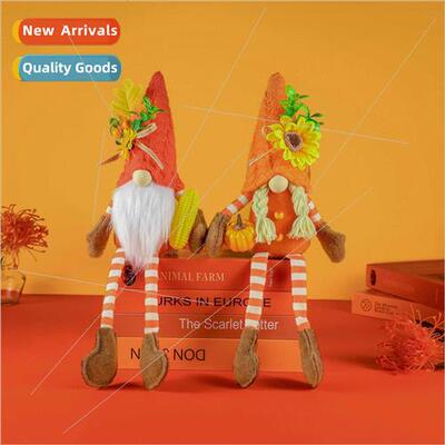 New Thanksgiving Harvest Festival Pumpkin Corn Rudolph Doll