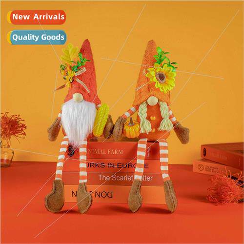 New Thanksgiving Harvest Festival Pumpkin Corn Rudolph Doll