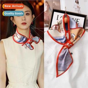 long female neck scarf protectio summer small fall spring