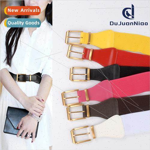 Europe fashion elastic waist belt female  corset thin dress