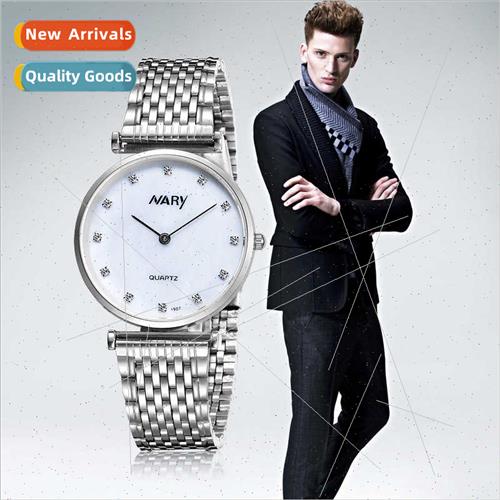 mple ultra-thin couple watches men women rhinestone mother-o