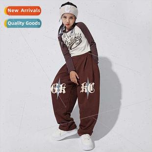 Child Girls navel jazz Female Costume Dance Jazz Korea New