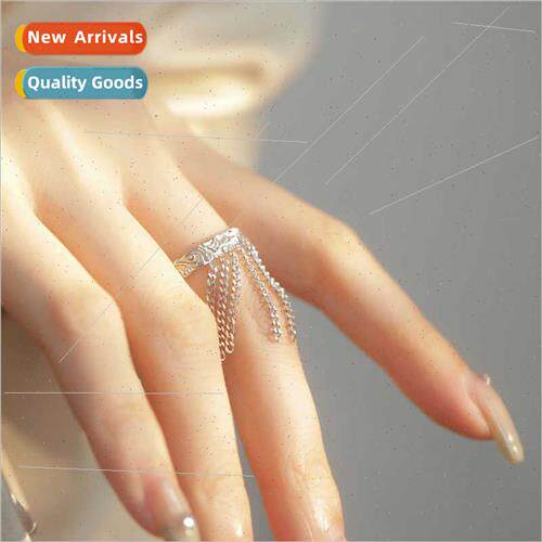 Tang grass pattern chain ring female simple fashion Europe i