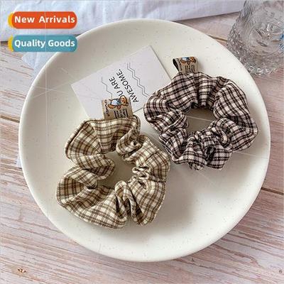 Early fall college sub hair rope khaki curry bear large inte