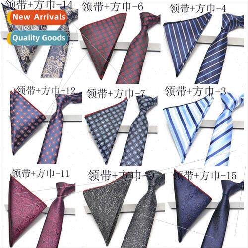 Tie square scarf men mal wear business fashion versatile su