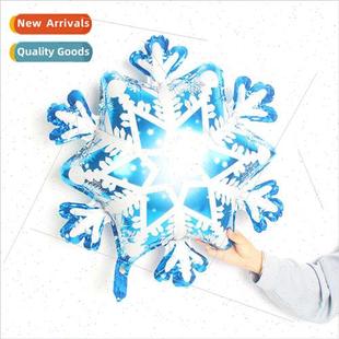 Christmas snowflake aluminum New balloon inch film winter