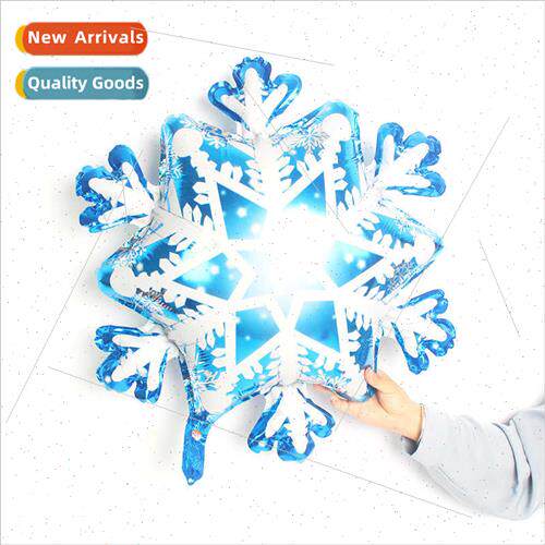 New 28 inch Christmas snowflake aluminum film balloon winter