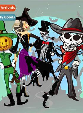 Halloween paper pendant hanging decorations DIY ghost festiv