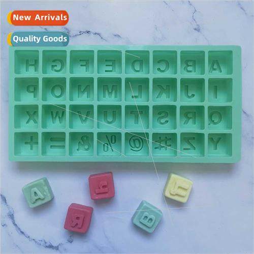 licone English letters large chocolate DIY cake Ice cube coo