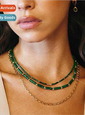 Europe niche malache jewelry necklace Spice Girls do not los