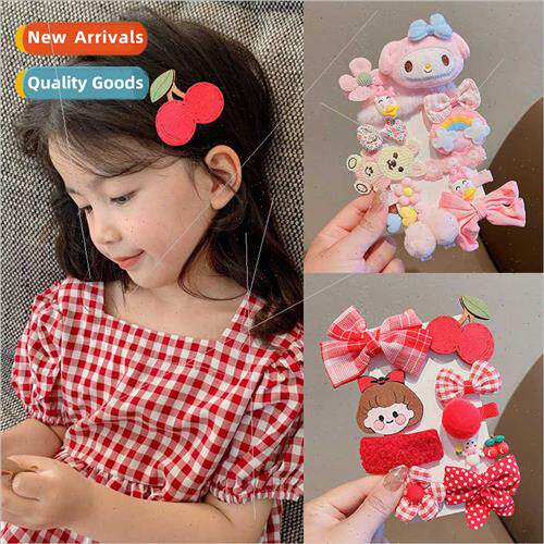 Hair clips female 2023 new children fall winter broken hairp