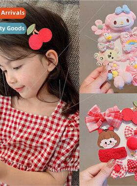 Hair clips female 2023 new children fall winter broken hairp