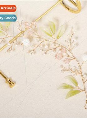 Europe bride wedding dress hair accessories show Wo aestheti