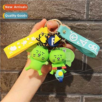 Anxiety cat doll accessories book bag doll couple keychain s