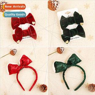 hair Christmas bows bow small 2022 clips new