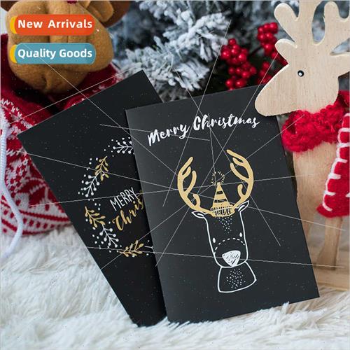 new product wh envelope creative Christmas thank you card bl