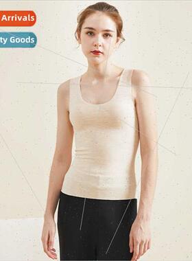 De velvet women warm undershirt Spring Autumn Mulberry silk