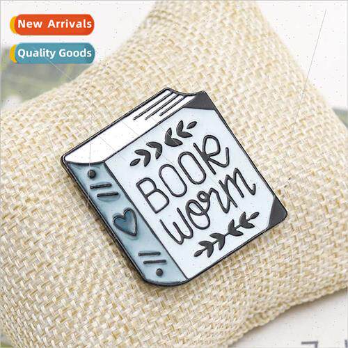 brooches cartoon wild heart-shaped book lerary book badge br