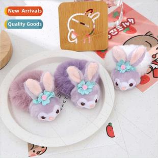 Cute plush star Dai  hair circle girl hair accessories child
