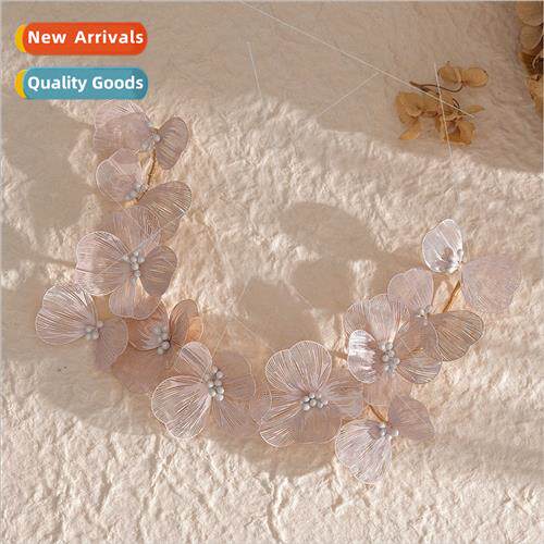 Korean retro handmade coiffure hair bands Mori super fairy w