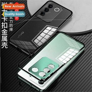 frame pop glass S17pro X90 side metal single 适用vivo buckle