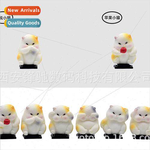 Cute Cat Family Stereo Microslr DSLR Camera Hot Shoe Cover P