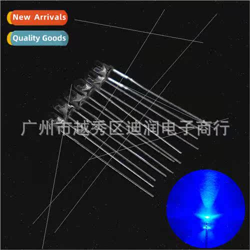 F3 3mm whe hair blue blue blue light round head high brightn