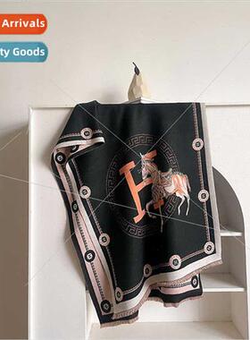 Winter versatile thickened faux cashmere office air-condioni