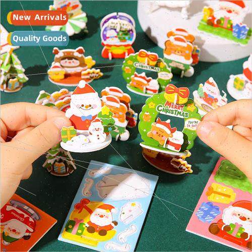 Christmas gifts three-dimensional puzzle model DIY children