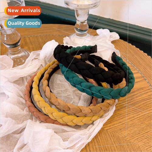 Korea braided braids -slip hair bands go out versatile simpl