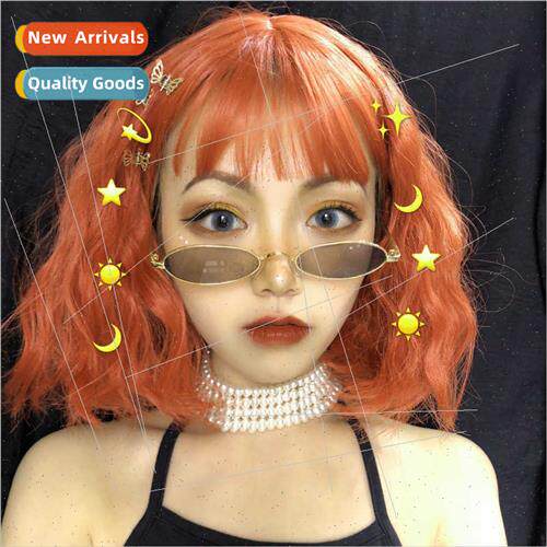 Hairy sister wig male short curly hair women disguise makeup