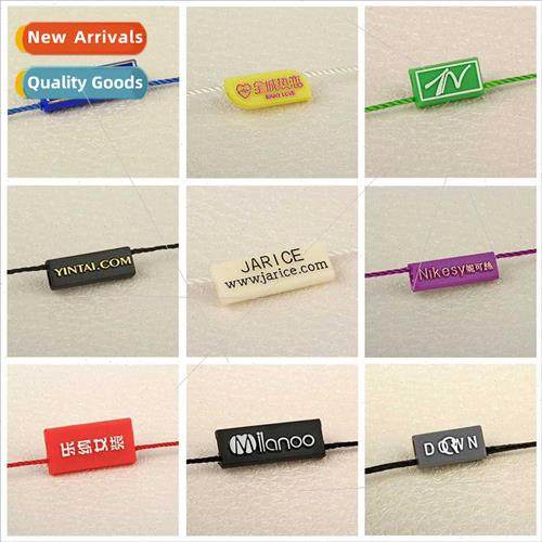 Clothing logo hanging grain double insert hot gold hot silve