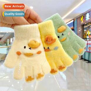 Children new winter gloves ltle girl cute cartoon warm full-