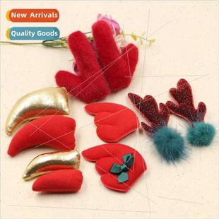 diy Christmas jewelry accessories girls hair clips cute antl