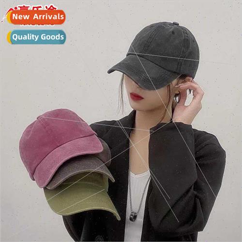 Hat men washed light board baseball cap female casual hundre