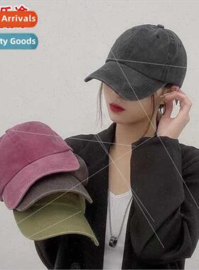 Hat men washed light board baseball cap female casual hundre