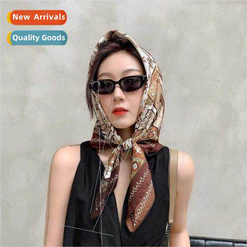 Korean  simple fashion printing 90CM versatile colorful prin