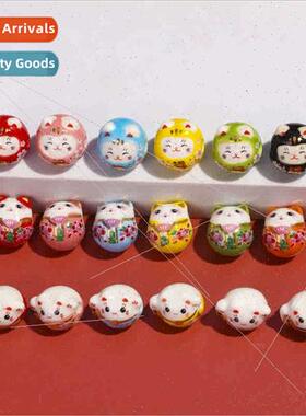 Horizontal hole beckoning cat bracelet accessories diy car h