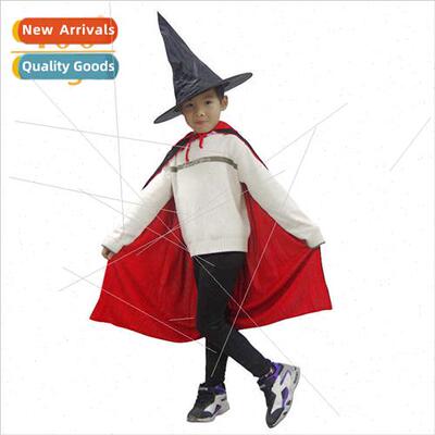 Children Halloween permance cape Magician permance clothes M