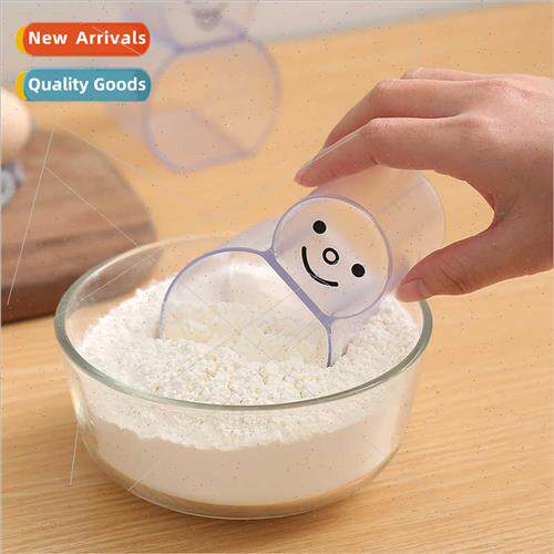 Kchen multi-function scoop plastic transparent Nordic small