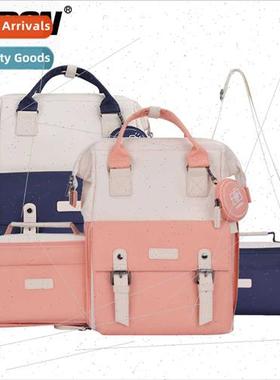 Colorblocking camera backpack casual shoulder bag SLR men wo