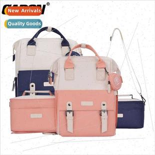 casual shoulder bag Colorblocking men backpack SLR camera