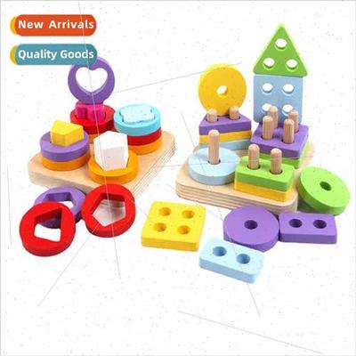 new Montessori rainbow tower four sets columns children earl