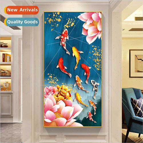 Diamond painting new modern Chinese living room vertical lot