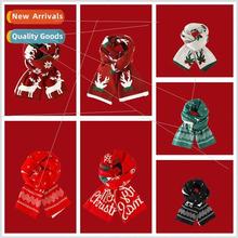 Winter new Christmas scarf students New Year festive red par