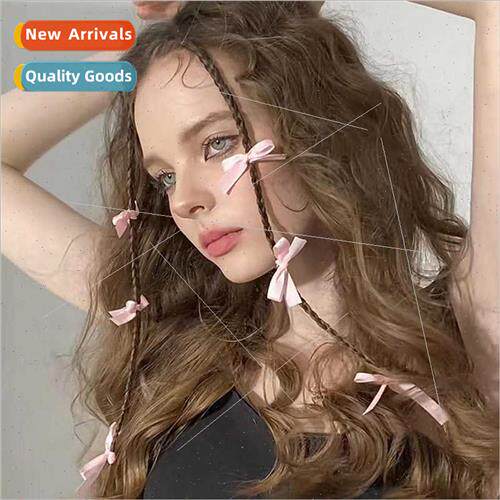Ballet ins small bow hair clips sweet girl cute versatile su
