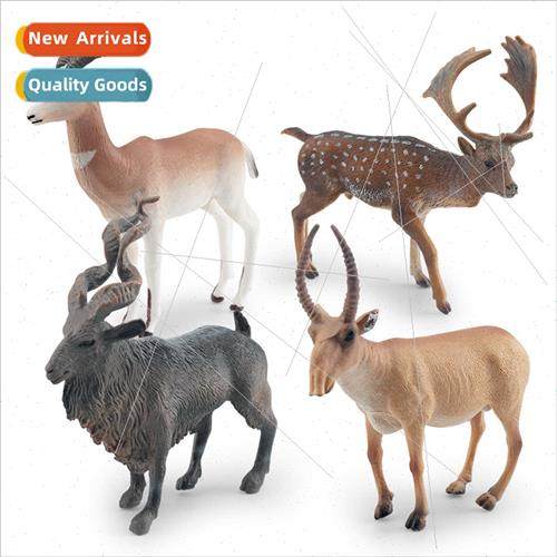wildlife model antelope twisted horns goat high nose antelop