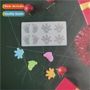 feet chocolate ice small cream cake hands mold biscu