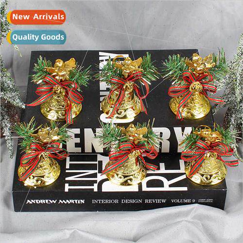 Christmas bells hanging Christmas golden bells Christmas e h